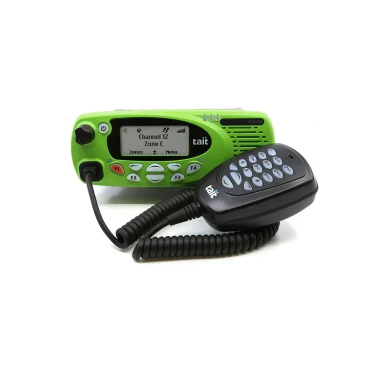 Collection of Tait TM9355 Radio green front keys in a gallery layout